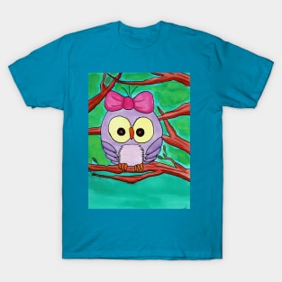 Purple Baby Bird T-Shirt